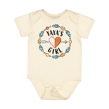 

Inktastic Yayas Girl- Arrow Heart Circle Gift Baby Girl Bodysuit