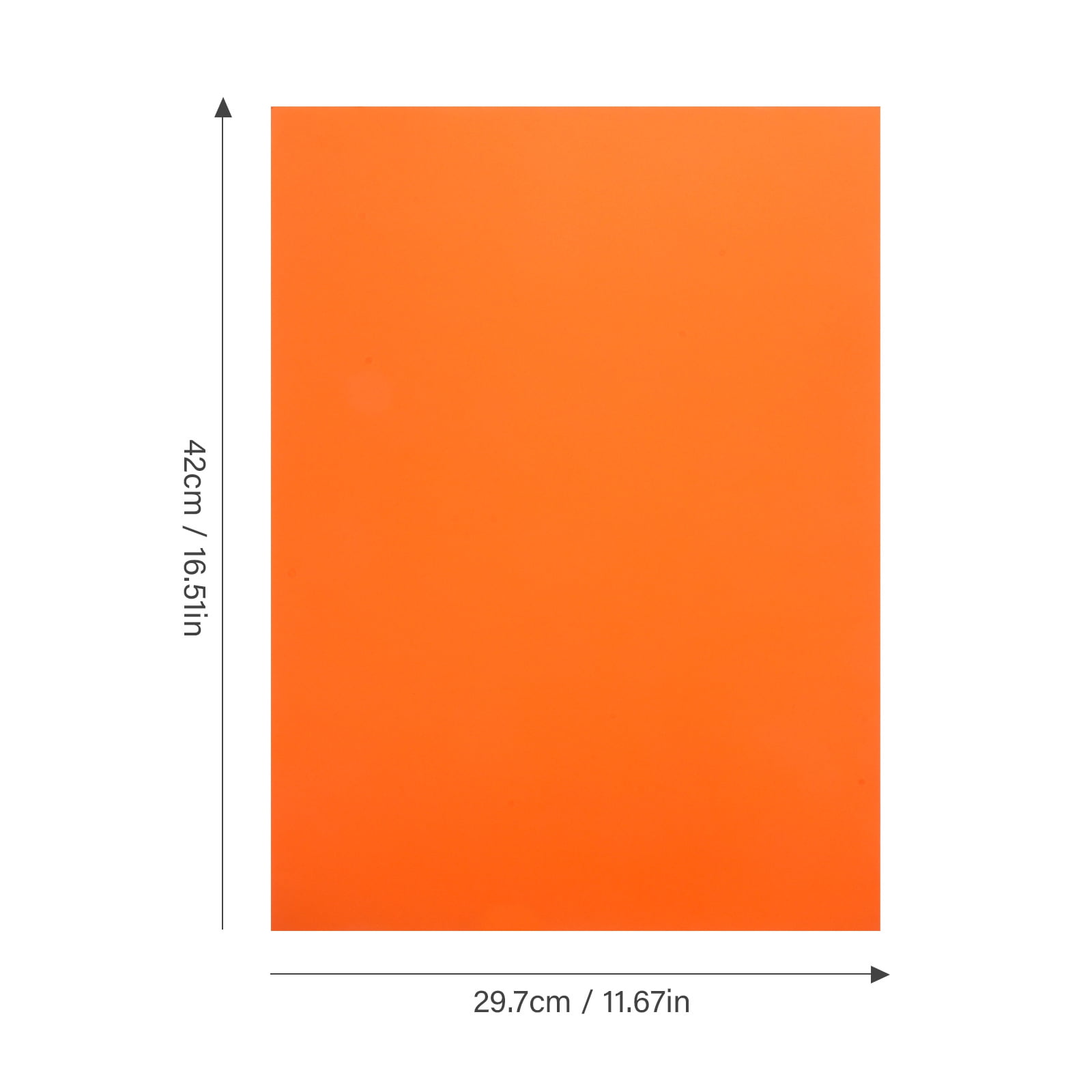 Worgeous  50 Sheets A4 Craft Paper Colored Construction Card Stock Child Orange