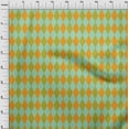 thumbnail image 3 of oneOone Polyester Lycra Mint Green Fabric Argyle Check Fabric For Sewing Printed Craft Fabric By The Yard 56 Inch Wide, 3 of 4
