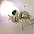 thumbnail image 6 of Disco Ball UFO Mirror Reflective Balls Kawaii Home Desk Decorations (Silver), 6 of 6