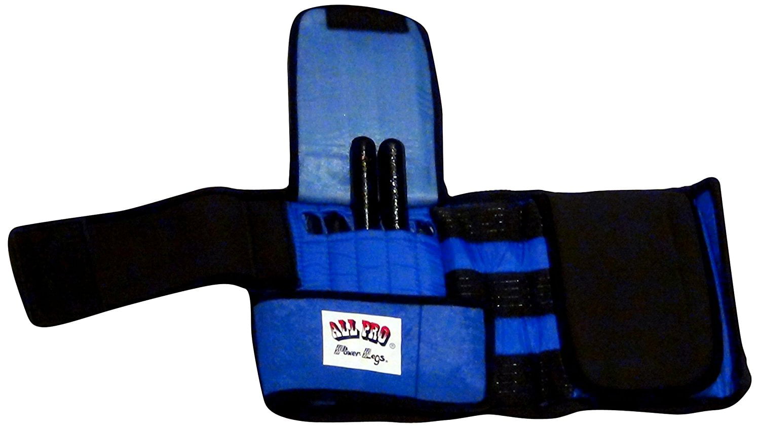 All Pro Adjustable Ankle Weights 10lb Pair 1/2lb to 5lbs per Weight Cushione for sale online