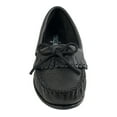 thumbnail image 5 of Minnetonka Women's Deerskin Soft-T Moccasin,Black Deerskin,7.5 M US, 5 of 5