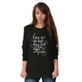 thumbnail image 3 of Love Best Thing Romantic Couple Women's Long Sleeve T Shirt Brisco Brands X, 3 of 6
