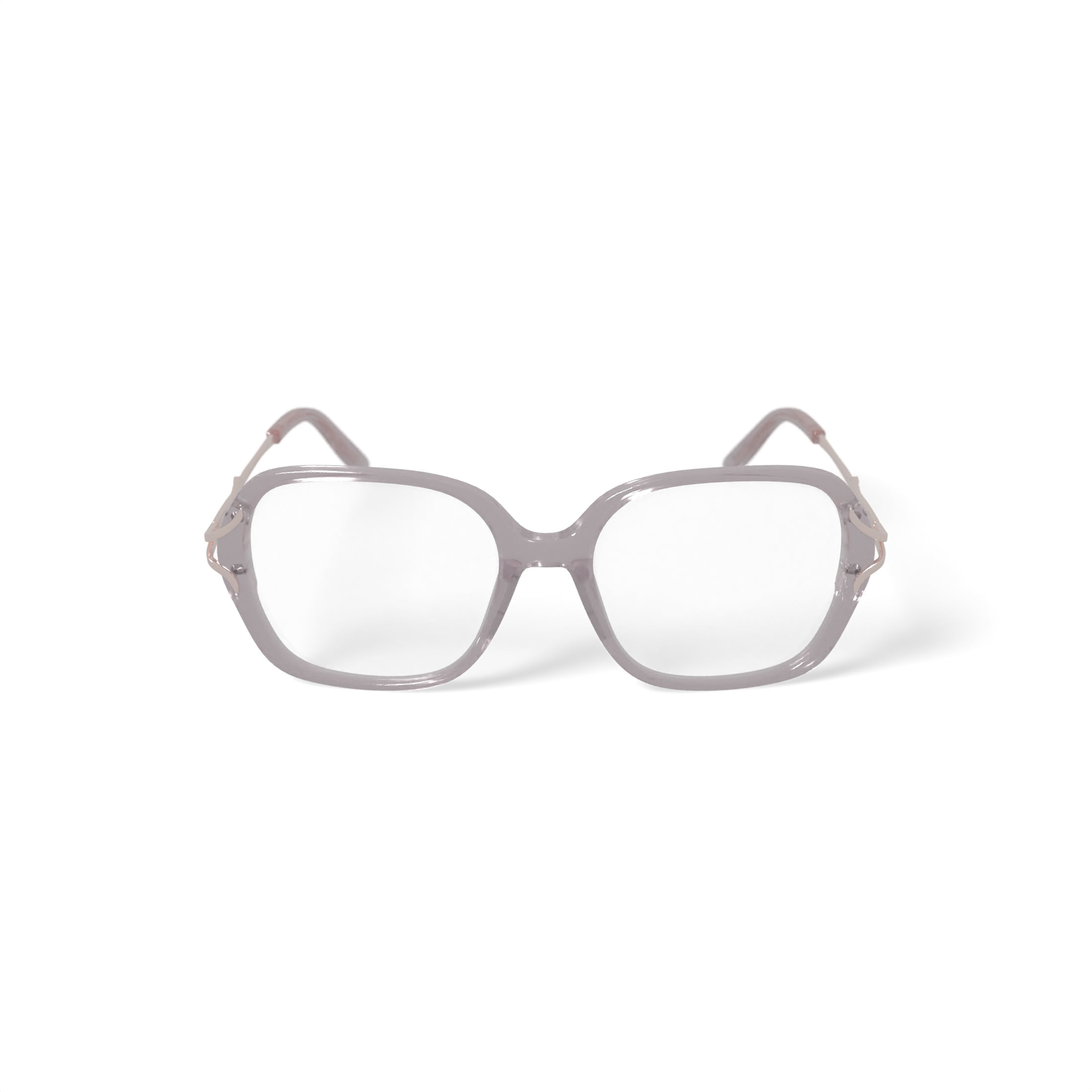 Sophia Loren Women's SLH08Z Square Prescription Eyeglasses with Case, Pink