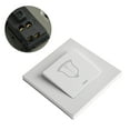 Abs Plastic Panel Home Door Bell Wall Push Button Doorbell Switch White