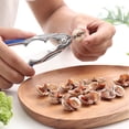 thumbnail image 3 of Raindrops Nutcracker Chestnut Clip Multi Functional Walnut Clamp Tool 16 x 0.39in x 2.4in Zinc Alloy 1Pcs Silver Blue, 3 of 8