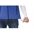 thumbnail image 5 of Mofiz Men's Vest Outerwear Full Zip Windproof Sleeveless Hiking Golf Jacket Drak blue M-2XL, 5 of 14
