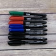 thumbnail image 6 of BAZIC Permanent Marker Fine Line Assorted Color Markers (8/Pack), 1-Pack, 6 of 7