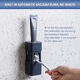 thumbnail image 2 of Toothpaste Dispenser- Dustproof Wall Mounted Hand Free Automatic Toothpaste Dispenser for Famliy Washroom Bathroom, 2 of 7