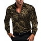 thumbnail image 1 of Camisa de traje informal para hombre, de fiesta, dorada, suave, cómoda, a la moda, elegante, para otoño e invierno, talla grande, 1 of 6