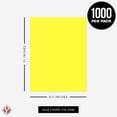 thumbnail image 4 of Premium Colored Card Stock Paper | Case of 1000 Sheets | Medium Weight 65lb Cardstock, Perfect for School Supplies, Arts and Crafts | Acid and Lignin Free | 8.5 x 11 Inches | Lemon, 4 of 6