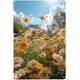 thumbnail image 1 of Letreros metálicos de flores silvestres para decoración de pared, 30 x 20 cm, 1 of 8
