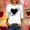 A266 White, variant on 3/4 Sleeve Top for Women Abstract Orbit Heart with Floating Feathers Graphic Crewneck Loose Fit Soft Breathable Artistic Casual Fashion Top
