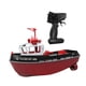 thumbnail image 5 of 1/72 RC Tugboat Play Water Toy, bote de control remoto de motor doble hacia atrás hacia atrás y controlador remoto para piscinas para niños regalo Negro, 5 of 8