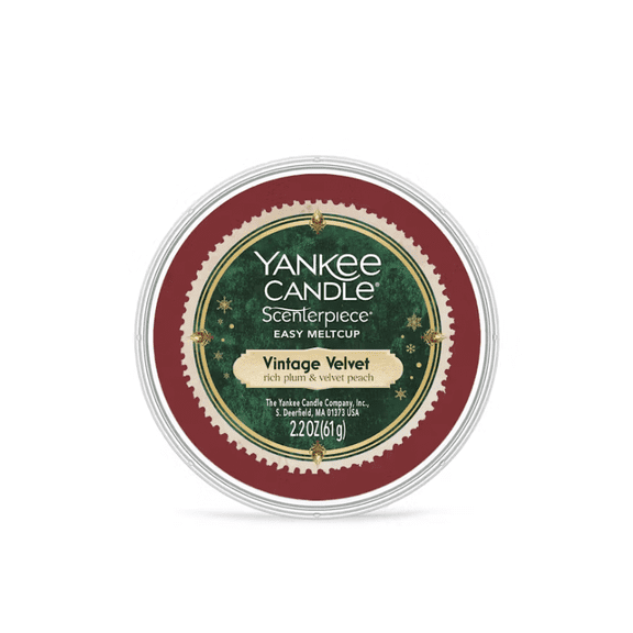 Yankee Candle Vintage Velvet Scenterpiece Easy Meltcup 2.2 Ounce
