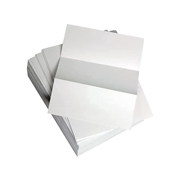 PrintWorks Half Sheet Perforated Paper, 8.5 x 11, 20 lb, 2500 Sheets ...