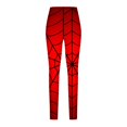 thumbnail image 4 of Up to 65 off!Lolmot Halloween Leggings For Women High Waist Stretchy Workout Running Yoga Pants Halloween Cosplay Tights Spider Web Print Elastic Leggings Pants, 4 of 5