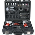 thumbnail image 2 of Air Tool and Accessories Kit, 44 Piece, Impact Wrench, Air Ratchet, Die Grinder, Blow Gun, Air Hammer, Dual Air Chuck, Tire Gauge, Storage Case, 2 of 9