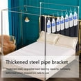 thumbnail image 3 of Stainless Steel Canopy Mosquito Net Stand,Outdoor Indoor Play Tent Frame,Thick Spiral Bed Bracket with Metal T-Bar for Single/Double/King Size Bed, 3 of 5