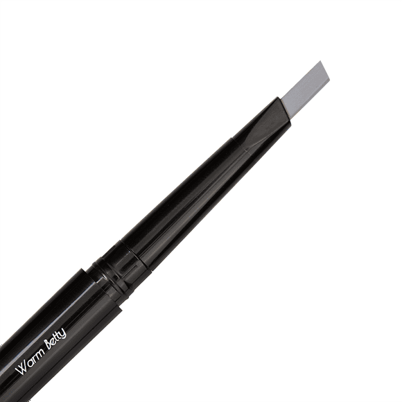 Eye Embrace Light Gray Eyebrow Pencil Warm Betty, Waterproof, Double-Ended Automatic Angled Tip & Spoolie Brush, Cruelty-Free, Gluten Free