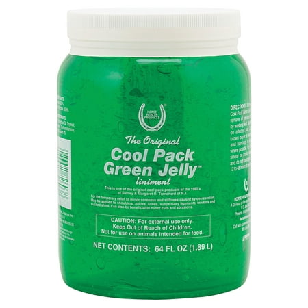 Farnam Co Horse Health-Cool Pk Green Jelly Liniment For Horses- Green 64