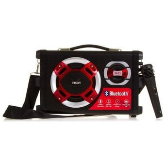 BOCINA PORTABLE BLUETOOTH, 25 WATTS, USB/SD, 3.5MM, KARAOKE MARCA RCA RCA SP8/2BT