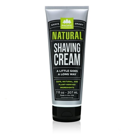 Pacific Shaving Company Natural Shave Cream - with Safe, Natural, and Plant-Derived Ingredients for a Smooth Shave, Healthy, Hydrated, & Softer Skin, Less Irritation, Cruelty-Free, Made in USA, 7