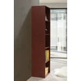thumbnail image 2 of Hodedah 5-Shelf Bookcase, Mahogany, 2 of 6