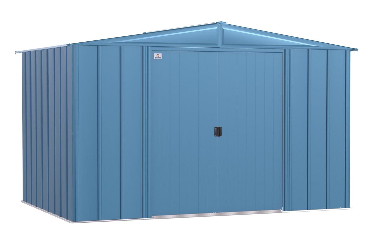Arrow Classic Steel Storage Shed, 10x8, Blue Grey