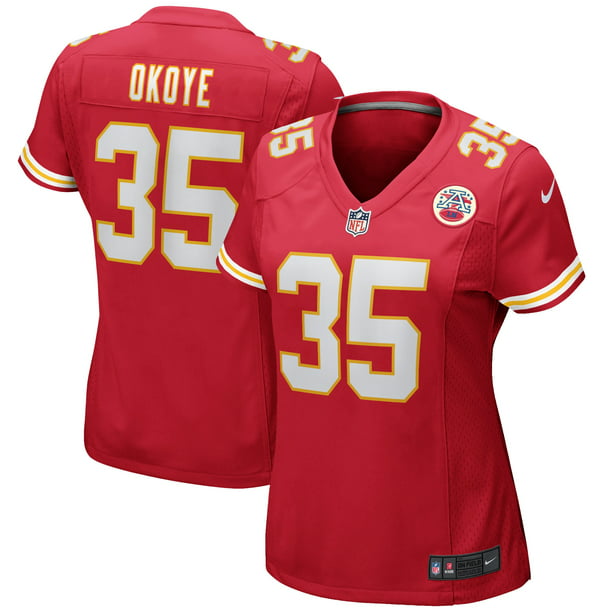 Christian Okoye Kansas City Chiefs Nike Women's Game Retired Player Jersey - Red