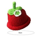 thumbnail image 5 of Adorable Chicken Shape Baby Hat Cute Fine Knitted Woolen Yard Infant Hat for Photography, 5 of 8
