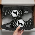 thumbnail image 3 of Customuart Wolf Shoes for Men Running Shoes Black Sneakers Size 4.5, 3 of 5