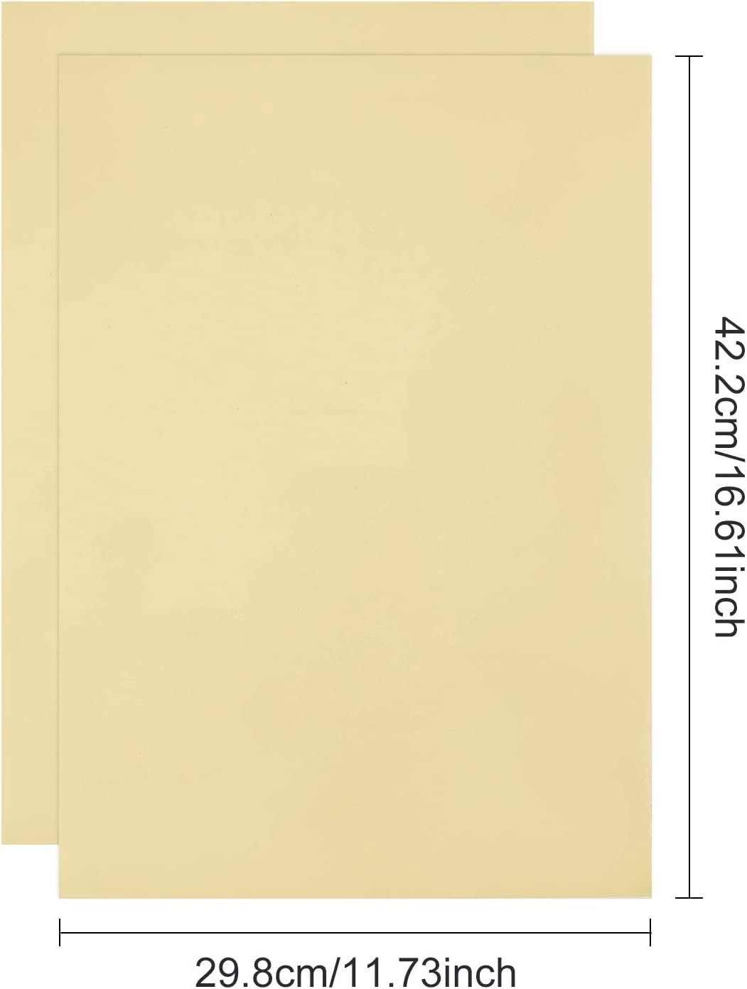 20 Sheets 16.5x11.8 Inch Transparent Self Adhesive Sticker Waterproof Clear PET Film Label Sticker for Laser Printer Office Home Supplies