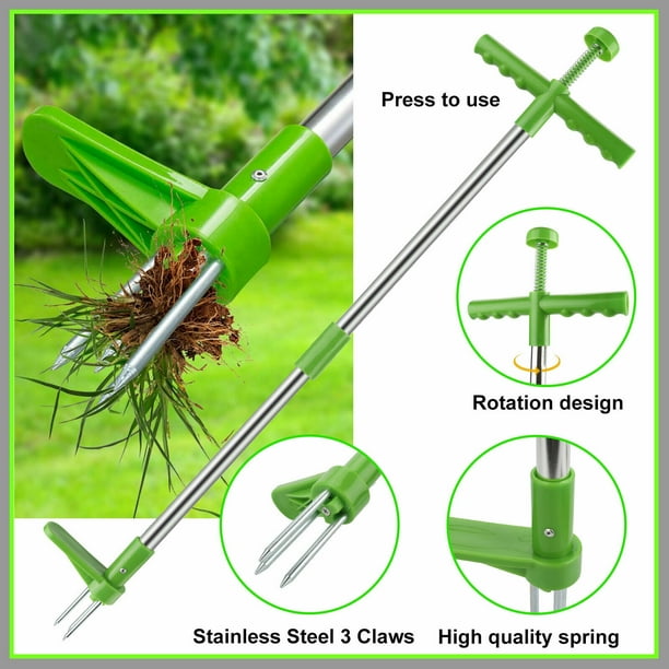 LELINTA Dandelion Weeder, Standing Plant Root Remover, Weed Removal