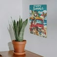 thumbnail image 7 of 1pc Red Truck And Coast Dogs Vintage Metal Tin Sign, "Happy Summer" Wall Mounted Sign 8 X 12 Inch, Wall Decor For Home Bedroom Study Living Room Dining Room Cafe Bar, 7 of 7