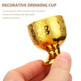 thumbnail image 3 of YSNOOWE 10Ud Vasos Dorados Para Bebidas Reutilizables Con Para Casa, 3 of 6