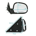 thumbnail image 4 of Spec-D Tuning Glossy Black Right Side Manual Side Mirrors Compatible with Chevrolet Chevy S10 1994-2001, 4 of 7