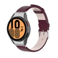 thumbnail image 5 of Correa De Piel Compatible Con Samsung Galaxy Watch4 40/44 Mm Pulsera De Repuesto Compatible Con Watch4 Classic 42/46 Mm 20 Mm Minnieouse EL016603-02, 5 of 5
