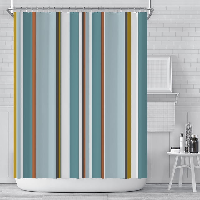PANDACO Beryl Fabric Shower Curtain (180cm x 180cm) (72" x 72")