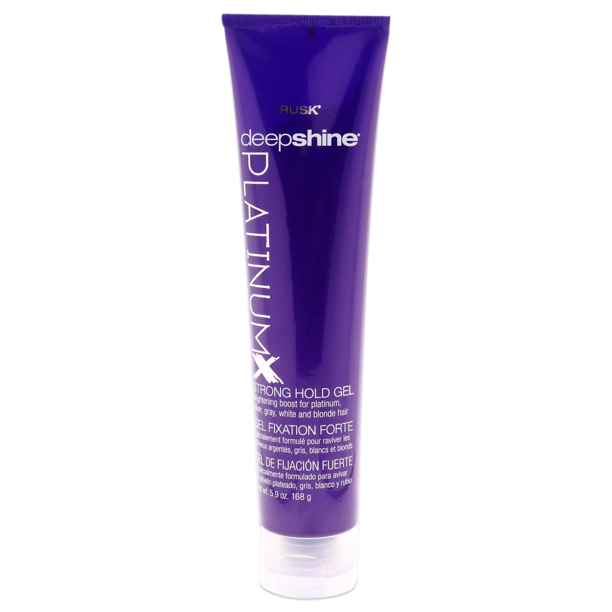 RUSK Deepshine Platinumx Strong Hold Hair Gel 5.9 Oz