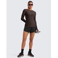 thumbnail image 3 of CRZ YOGA Womens Cloudweight Long Sleeve Workout Tops Lightweight Athletic Basic T-shirts, 3 of 5