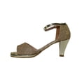 thumbnail image 3 of SANDALIAS TACONES VESTIR LEON DAMA MUJER ORO GLITTER 048 LEON 48, 3 of 3