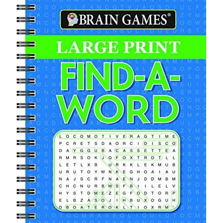 brain games large print find a word walmartcom