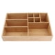 thumbnail image 1 of Soporte Cosmético de Bandeja Organizador de Almacenamiento de Maquillaje de Madera Colco, 1 of 7