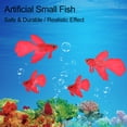 thumbnail image 4 of Peces Pequeños De Silicona, Peces Artificiales Realistas, Peces Falsos Coloridos Con Función De Limpieza, Adorno Flotante Para Decoración De Acuario Para Agua Dulce Y Salada, 4 of 7