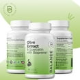 thumbnail image 4 of Balance Breens Olive Leaf Extract with Quercetin - 60 Capsules - 400mg with Bioperine Black Pepper Extract, 4 of 9