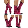 thumbnail image 6 of ToBeInStyle Women's Pack of 6 Fashion Printed Crew Sock - Cheetah, 6 of 8