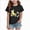 A37-Black, variant on 9-10 Years Juniors Girls Boys Comfortable Breathable Stylish And Cute Printed Short Sleeved Top For Girls,A37-White