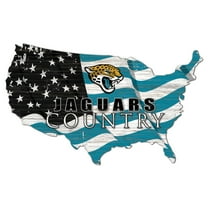 Jacksonville Jaguars USA Flag Cutout Sign
