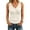 *Beige, variant on ClodeEU Women's V Neck Ribbed Knit Tank Top ,Slim Fit Soft Blouse for Summer Army Green,Women's Plus L